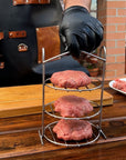 Multiusos 3 Puestos con carne para hamburguesa
