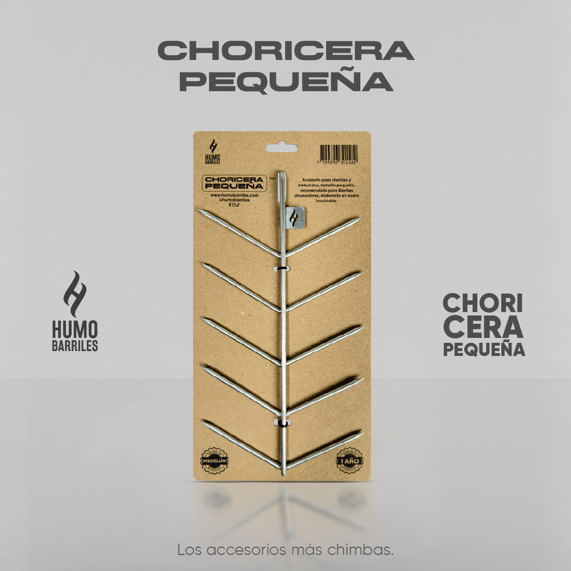 Accesorio Choricera pequeña para 10 porciones